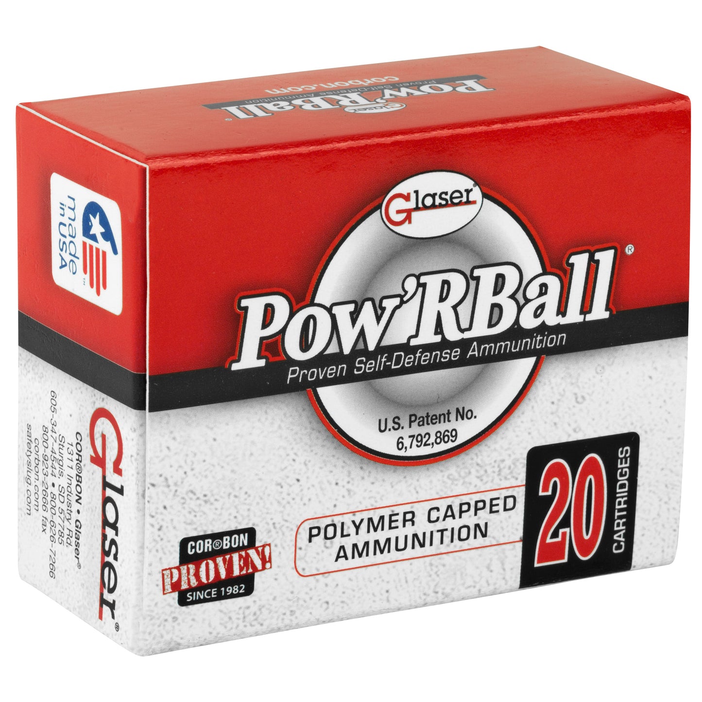 Corbon Ammo, Pow'rBall, 10MM, 135 Grain, Polymer-Tipped, 20 Round Box