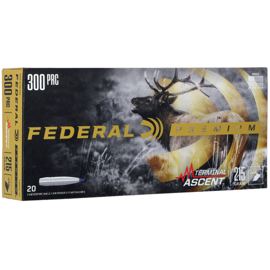 Federal, Premium, 300PRC, 215 Grain, Terminal Ascent, 20 Round Box