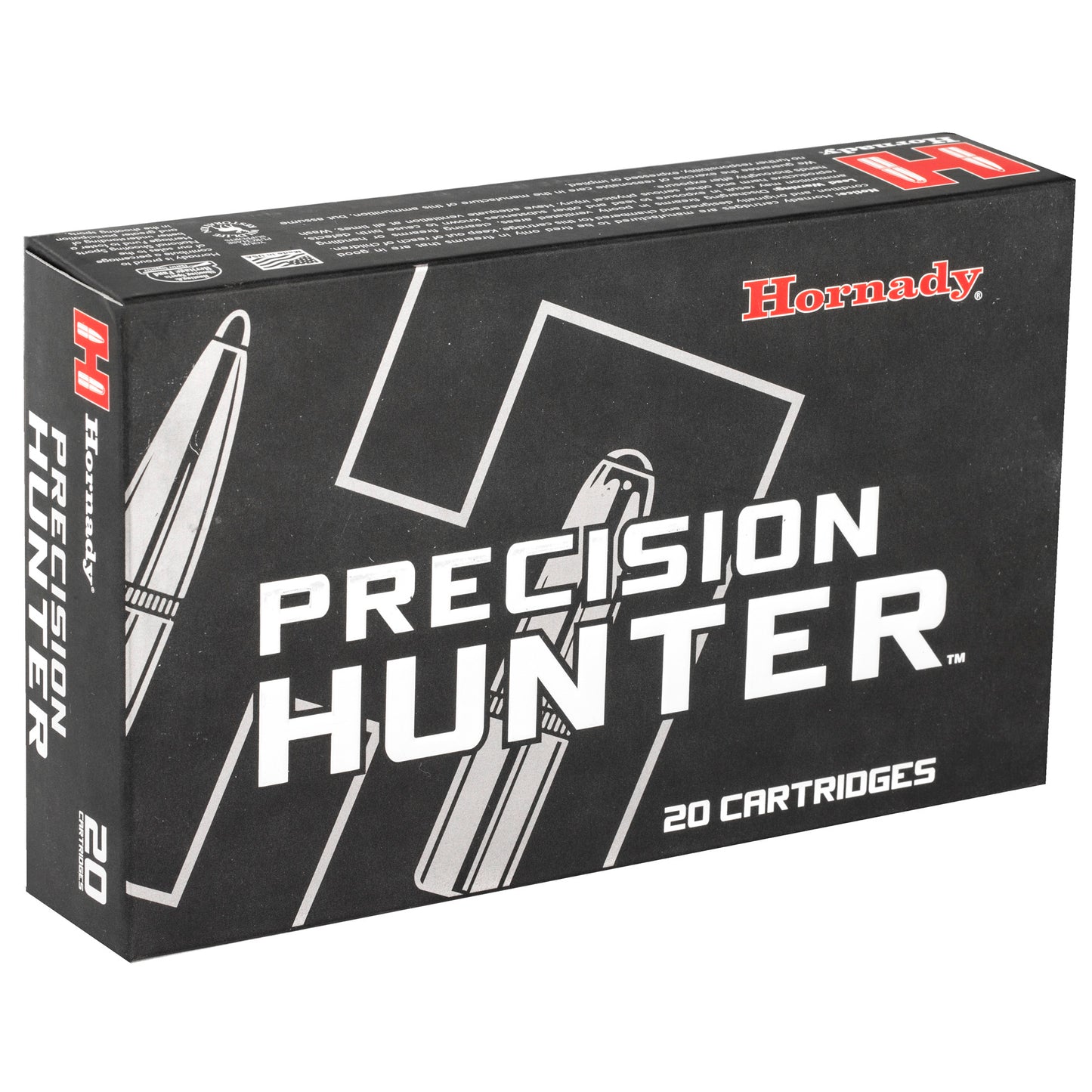 Hornady, Precision Hunter, 28 Nosler, 162 Grain, ELD-X, 20 Round Box