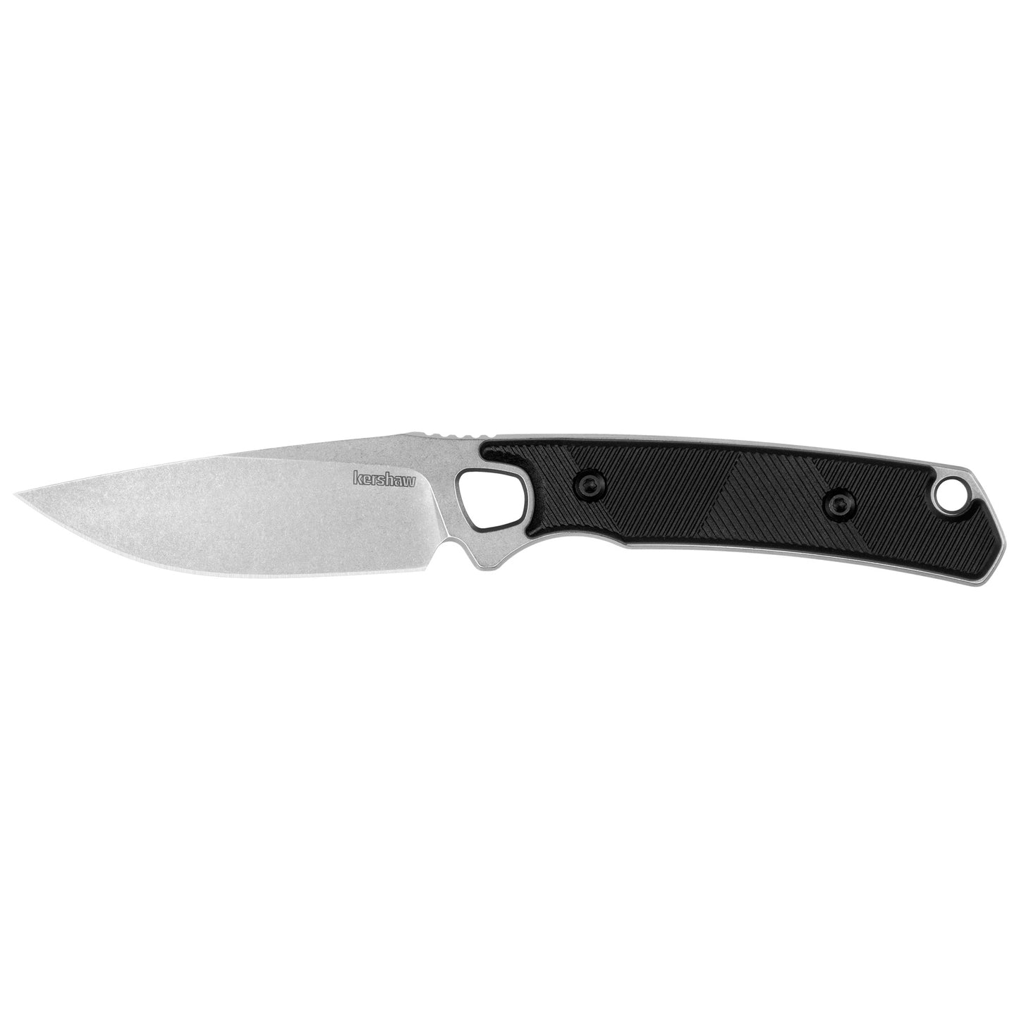 KERSHAW STEPPE 3.55" PLN D2 BLK/SLV