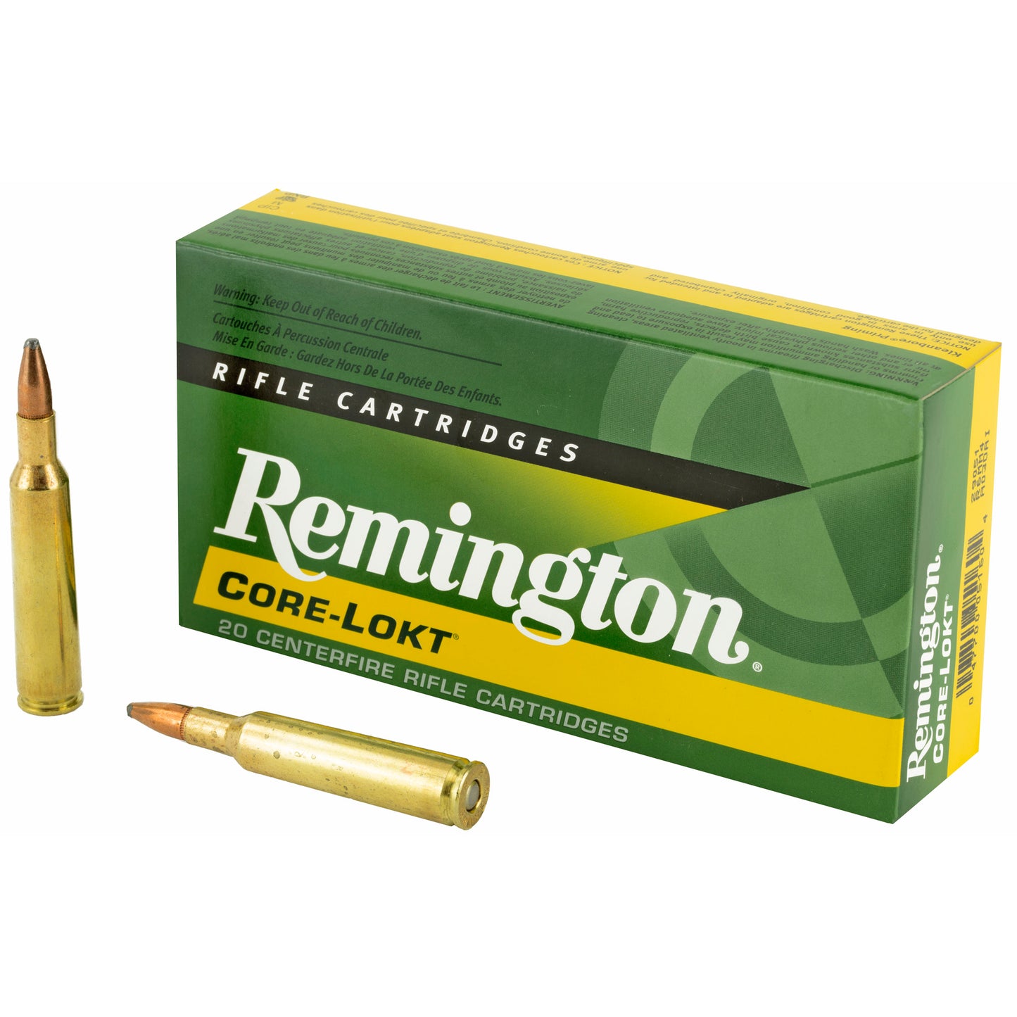 Remington, Core Lokt, 6MM REM, 100 Grain, Pointed Soft Point, 20 Round Box