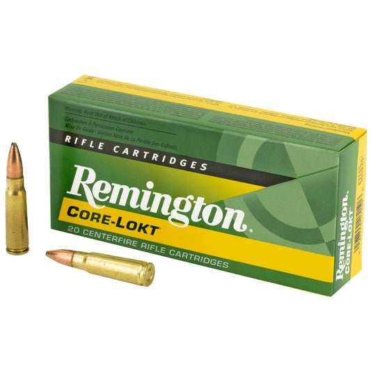 Remington, Core Lokt, 762x39, 125 Grain, Pointed Soft Point, (20 Round Box)