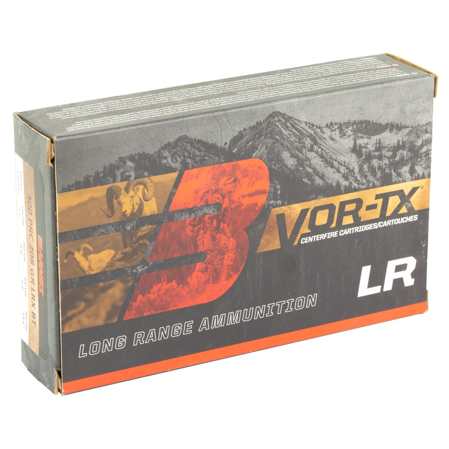 Barnes, VOR-TX Long Range, 300 PRC, 208 Grain, 20 Round Box