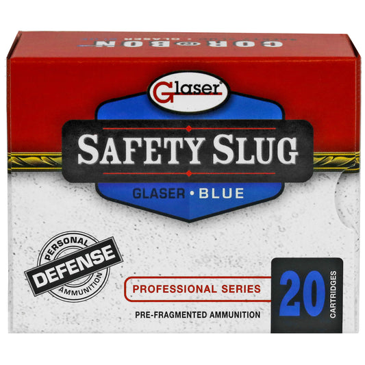 Glaser, Blue, 38 Special, 80 Grain, Pre-Fragmented, +P, 20 Round Box