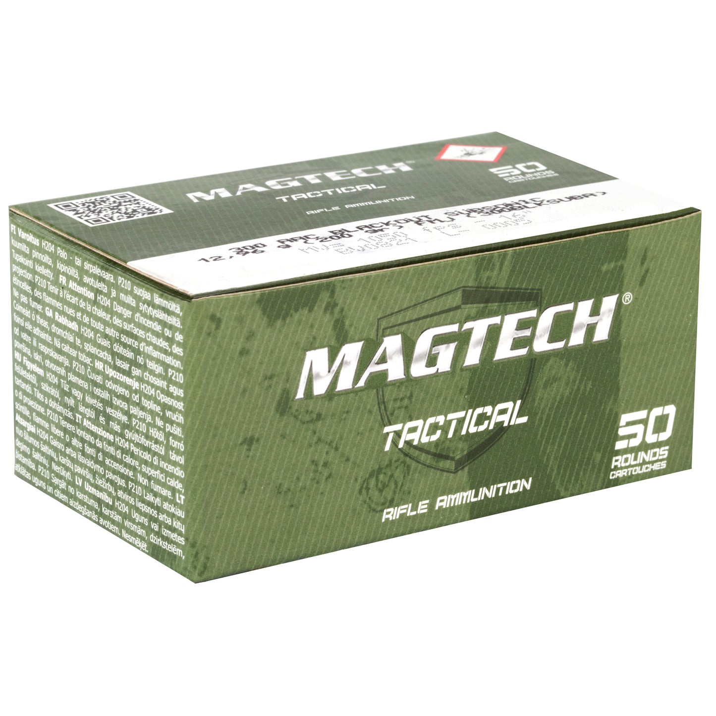 Magtech, Rifle, 300 Blackout, 200 Grain, Full Metal Jacket, Subsonic, (50 Round Box)