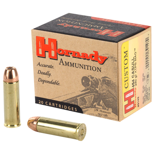 Hornady, Custom, 454 Casull, 240 Grain, XTP, 20 Round Box