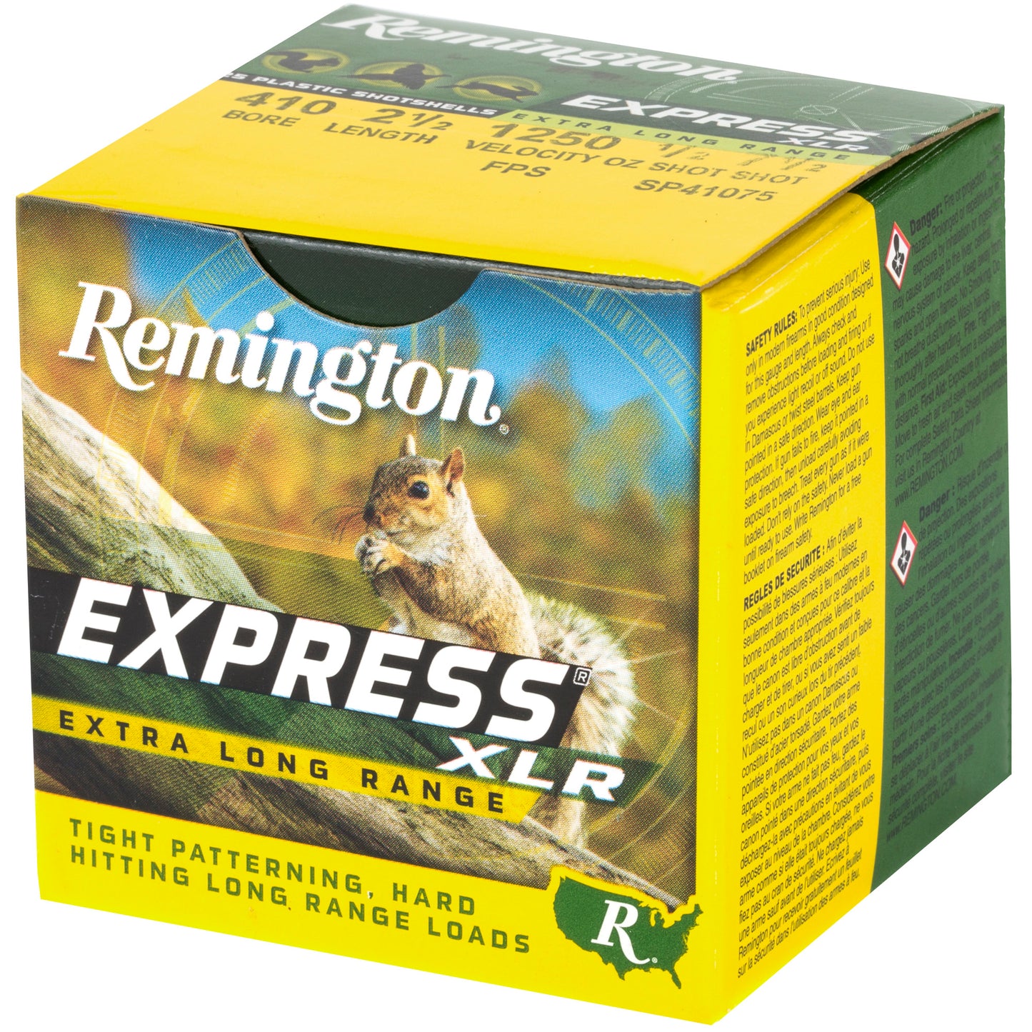 Remington, Express Long Range, 410 Gauge, 2.5", Max Dram, 0.5 oz., Lead  (25 Round Box)