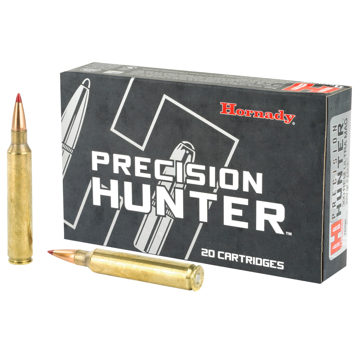 Hornady, Precision Hunter, 300 Rem Ultra Magnum, 220 Grain, ELD-X, 20 Round Box