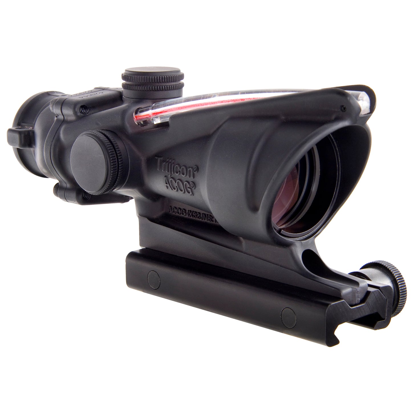 TRIJICON ACOG 4X32 W RED CHEV FLTTP