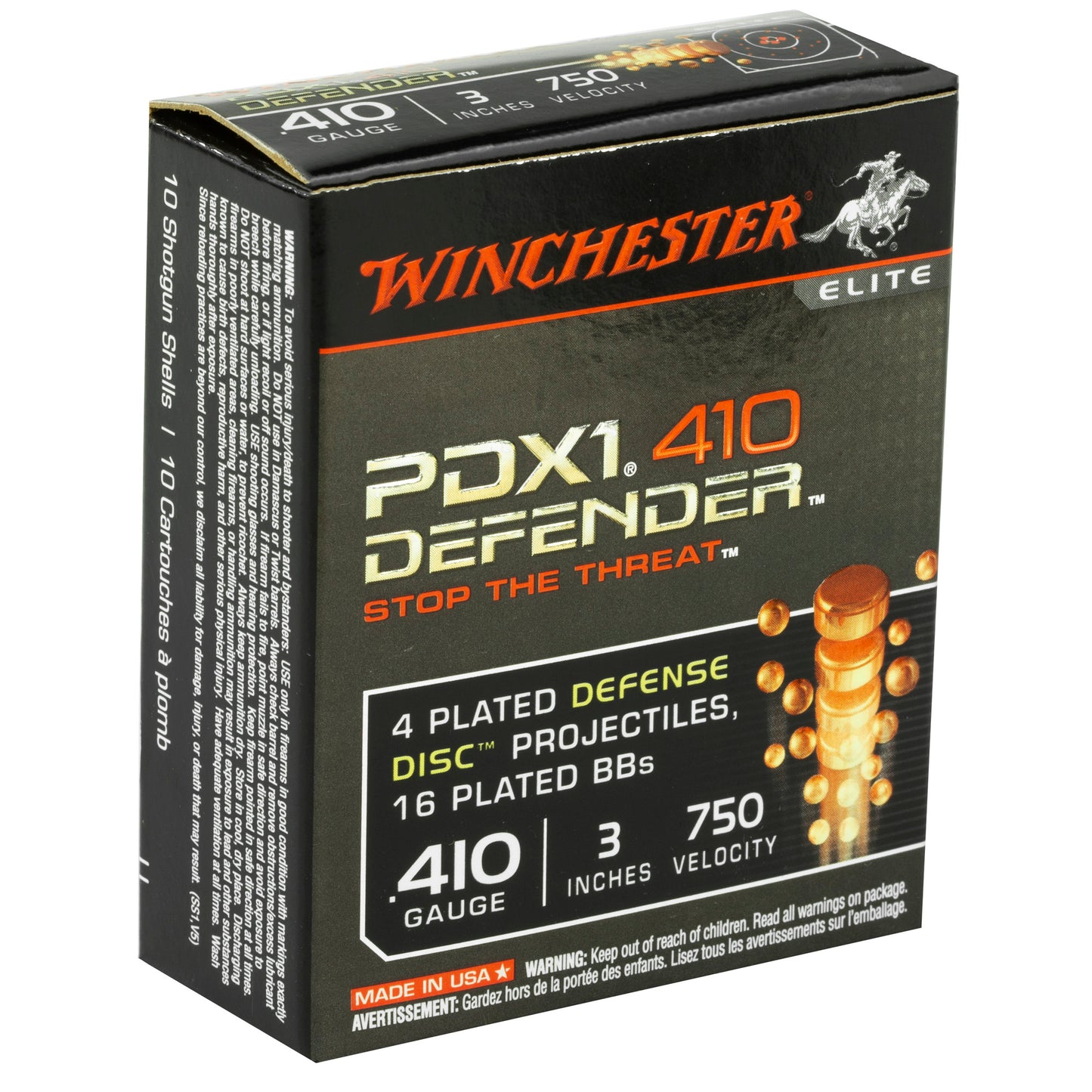 WIN PDX1 410GA 3" 3X12 PELLET 10/100