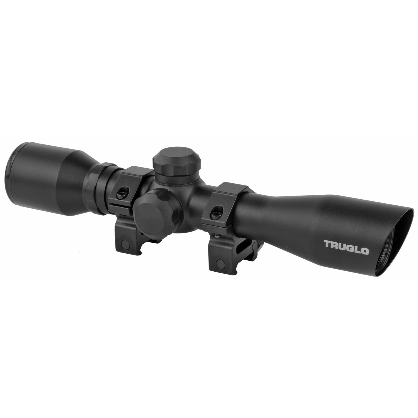 TRUGLO 4X32 SR DIAMND BLK W/ RINGS