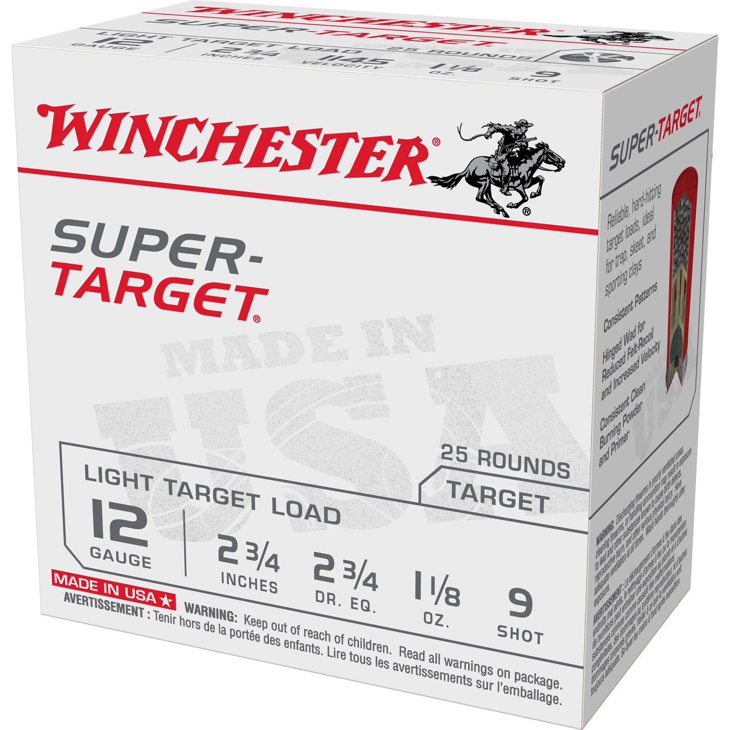 WIN SUPERTARGET 12GA 2.75" #9 25/250