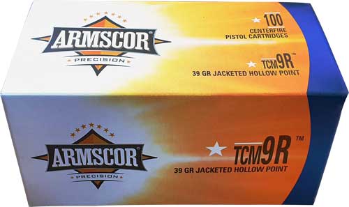 12BX/CS (NOT SAME AS 22TCM)ARMSCOR 22TCM9R 39GR JHP 100RD