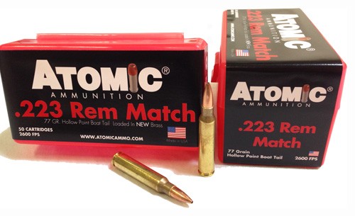 50RD 10BX/CSATOMIC 223 REM 77GR MATCH BTHP