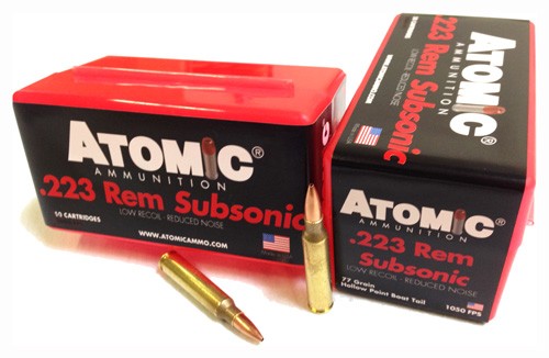 BTHP 50RD 10BX/CSATOMIC SUBSONIC 223 REM 77GR