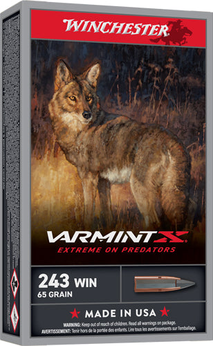 65GR EXTREME PT 20RD 10BX/CSWINCHESTER VARMINT-XP 243 WIN