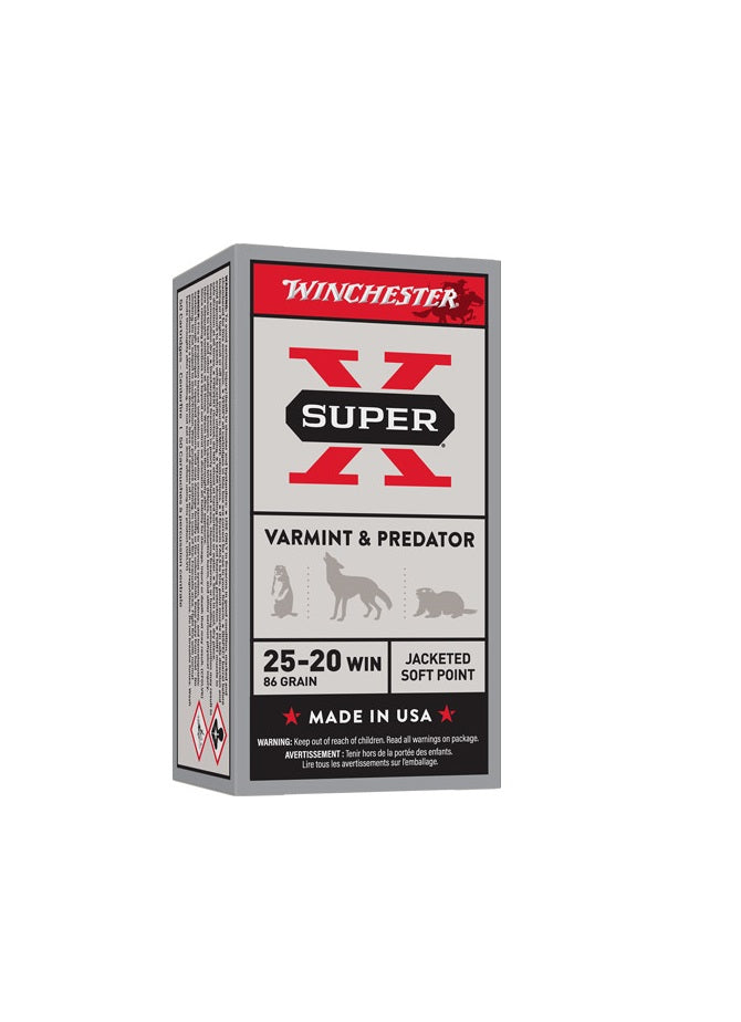 86GR JSP-FN 50RD 10BX/CSWINCHESTER SUPER-X 25-20 WIN