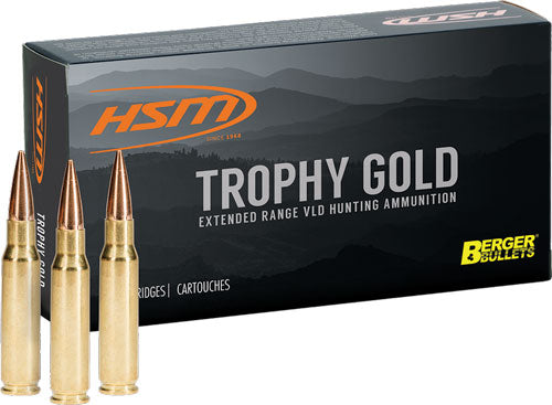 130GR BERGER VLD 20RD 20BX/CSHSM TROPHY GOLD 264 WIN MAG