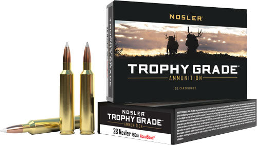 160GR ACCUBOND 20RD 10BX/CSNOSLER TROPHY GRADE 28 NOSLER