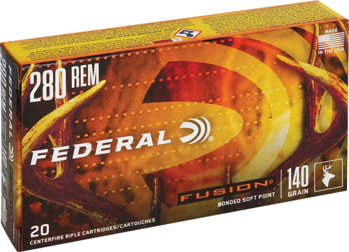 FUSION 20RD 10BX/CSFEDERAL FUSION 280 REM 140GR