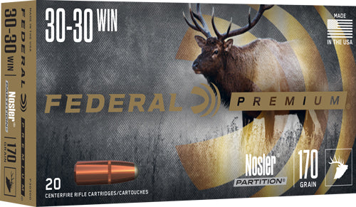 170GR PARTITION 20RD 10BX/CS <FEDERAL PREMIUM 30-30 WIN