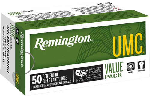 FMJ 50RD 8BX/CSREMINGTON UMC 300 AAC 150GR