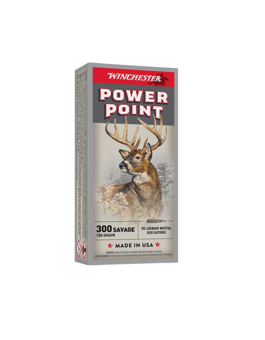 150GR POWER POINT 20RD 10BX/CSWINCHESTER SUPER-X 300 SAVAGE