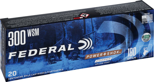 180GR SP 20RD 10BX/CSFEDERAL POWER-SHOK 300 WSM