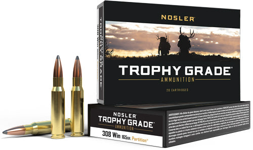 165GR PARTITION 20RD 10BX/CSNOSLER TROPHY GRADE 308 WIN