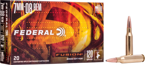 120GR FUSION 20RD 10BX/CSFEDERAL FUSION 7MM-08 REM