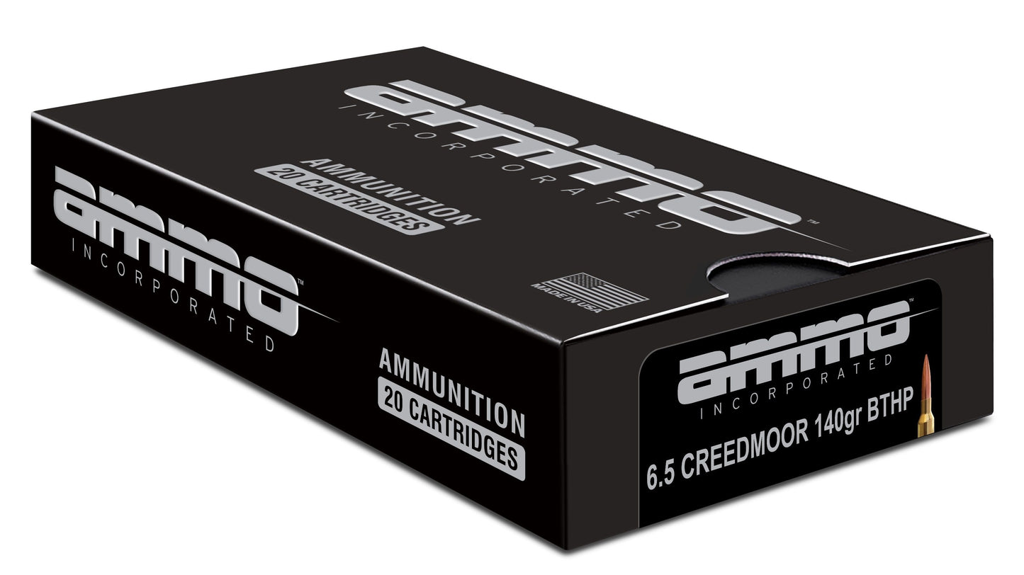 Ammo Inc Signature Match 6.5 Creedmoor Rifle Ammo - 140 Grain | BTHP | 20rd Box