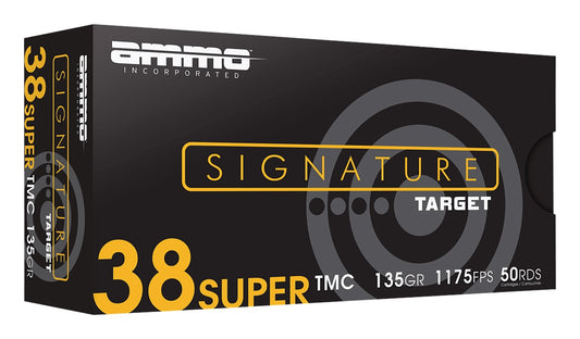 Ammo Inc Signature .38 Super Handgun Ammo - 135 Grain | TMC | 50rd Box