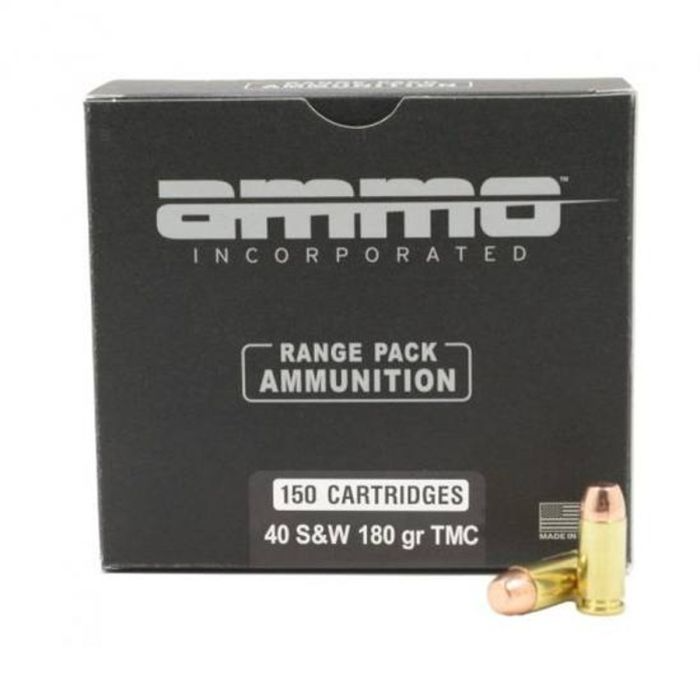 Ammo Inc Signature Range .40 S&W Handgun Ammo - 180 Grain | TMC | 750rd Case