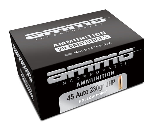 Ammo Inc Signature Defense .45 ACP Handgun Ammo - 230 Grain | JHP | 200rd Case