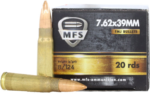 20RD 50BX/CSMFS 7.62X39 124GR FMJ