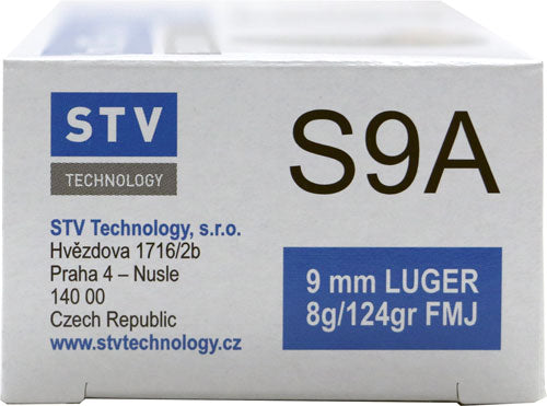 50RD 20BX/CSSCORPIO 9MM LUGER 124GR FMJ