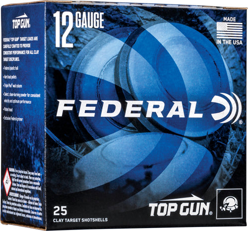 #8 1200FPS 250RD CASE LOTFEDERAL TOP GUN 12GA 1-1/8OZ