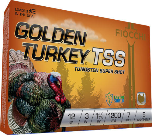 3" 1-5/8OZ #7 5RD 10BX/CSFIOCCHI GOLDEN TURKEY TSS 12GA