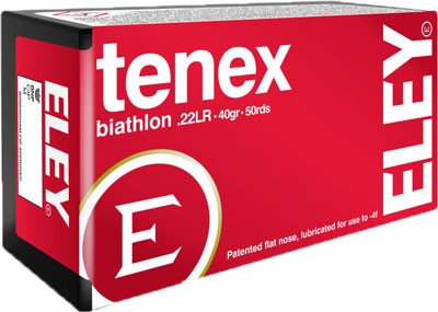 FLAT NOSE 50RD 100BX/CSELEY TENEX BIATHLON 22LR 40GR