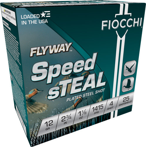 1-1/8OZ #4 1415FPS 25RD 10BX/CFIOCCHI FLYWAY 12GA 2.75"