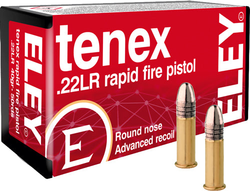 22LR 40GR RN 50RD 100BX/CSELEY TENEX RAPID FIRE PISTOL