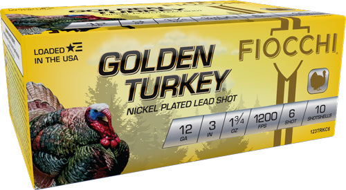 1-3/4OZ #6 10RD 10BX/CSFIOCCHI GOLDEN TURKEY 12GA 3"