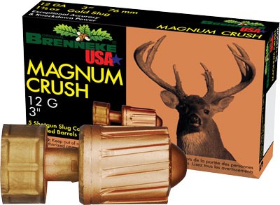 3" 1-1/2OZ SLUG 5RD 50BX/CSBRENNEKE USA MAGNUM CRUSH 12GA