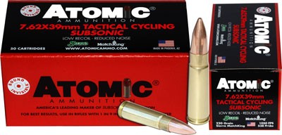 BTHP 50RD 10BX/CSATOMIC 7.62X39 220GR SUBSONIC