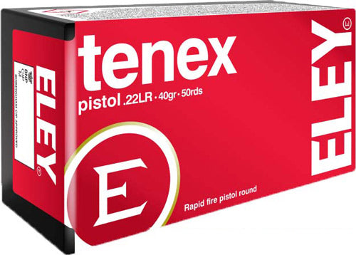 ROUND NOSE 50RD 100BX/CSELEY TENEX PISTOL 22LR 40GR