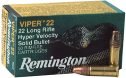 SOLID HYPER-VEL 50RD 100BX/CSREMINGTON VIPER 22LR 36GR TC