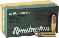 HIGH-VEL 50RD 100BX/CSREMINGTON 22LR 36GR LEAD-HP