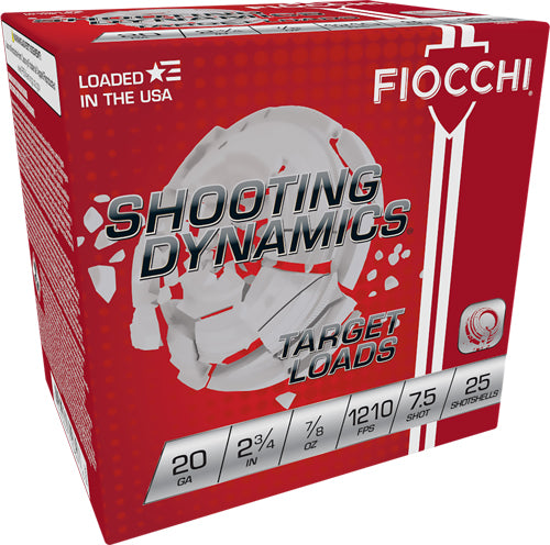 1210FPS 250RD CASE LOTFIOCCHI 20GA 2.75" 7/8OZ #7.5