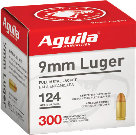 300RD 4BX/CSAGUILA 9MM LUGER 124GR FMJ-RN