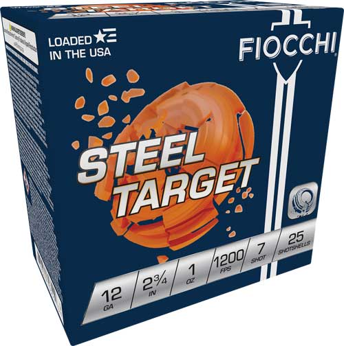 1OZ #7 1200FPS 250RD CASE LOTFIOCCHI STEEL 12GA 2.75"